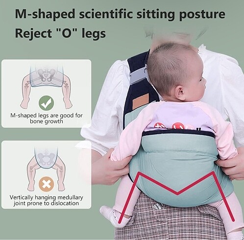 Diğer Ergonomik Ayarlı Bebek Taşıma Puset Kanguru Ana Kucağı