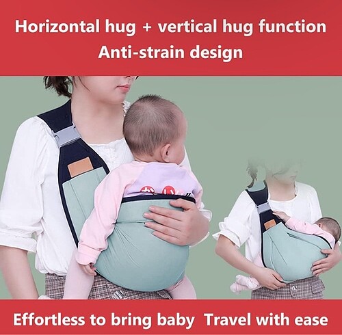  Beden Ergonomik Ayarlı Bebek Taşıma Puset Kanguru Ana Kucağı