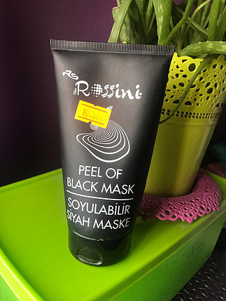 Soyulabilir siyah maske