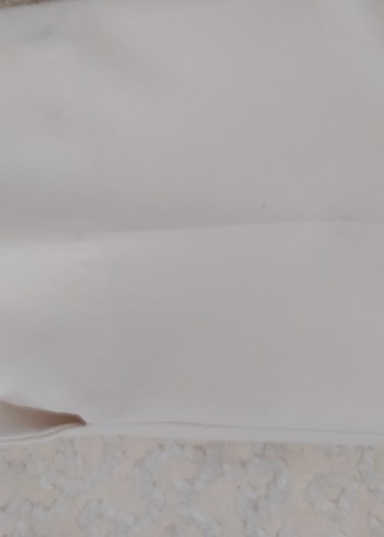 s Beden beyaz Renk Beyaz Kemerli Kumaş Kadın Pantolon