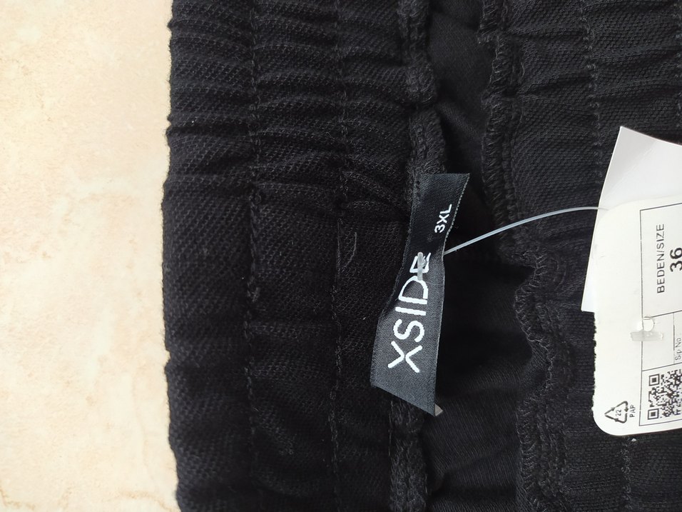 Siyah Pamuklu Erkek Spor Şort - Görsel 2