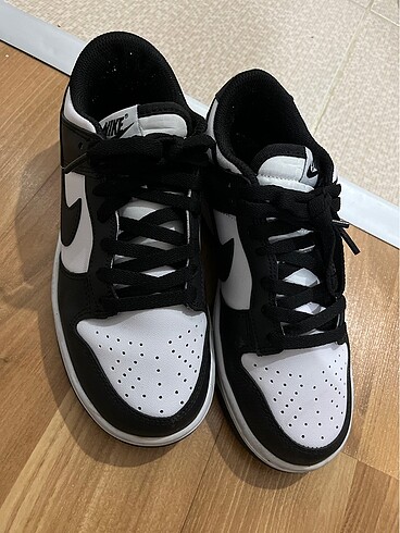 Nike dunk siyah beyaz spor ayakkabı