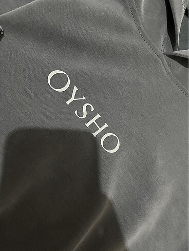 s Beden Oysho gri kadife sweatshirt