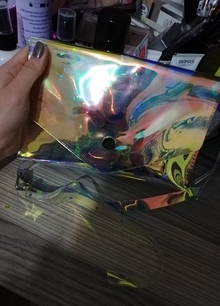 hologram bel çantası