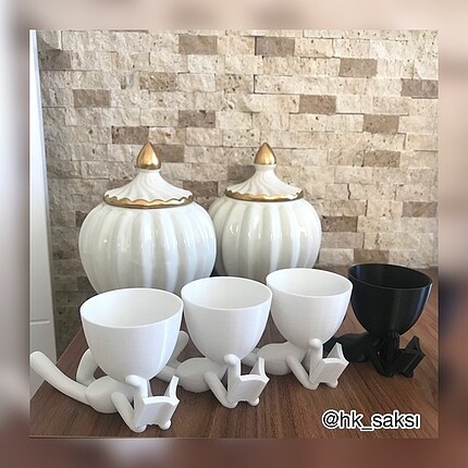 Renkli saksılar