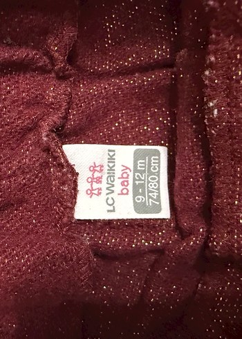 Bordo Kemerli Kız Şortu - Görsel 2