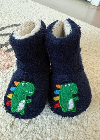 Renkli Nakışlı Erkek Çocuk Ev Terliği panduf - Görsel 2