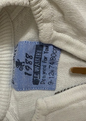 Beyaz Fermuarlı Pamuklu Erkek Hırka - Görsel 2