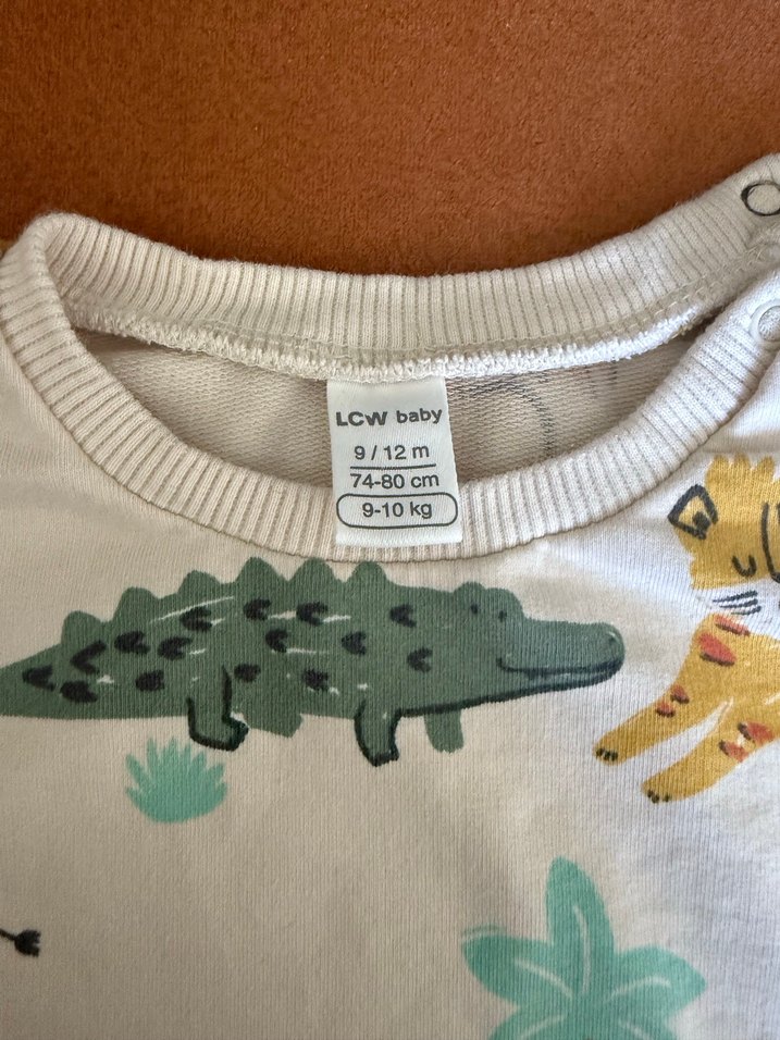 Renkli Baskılı Erkek Sweatshirt - Görsel 2