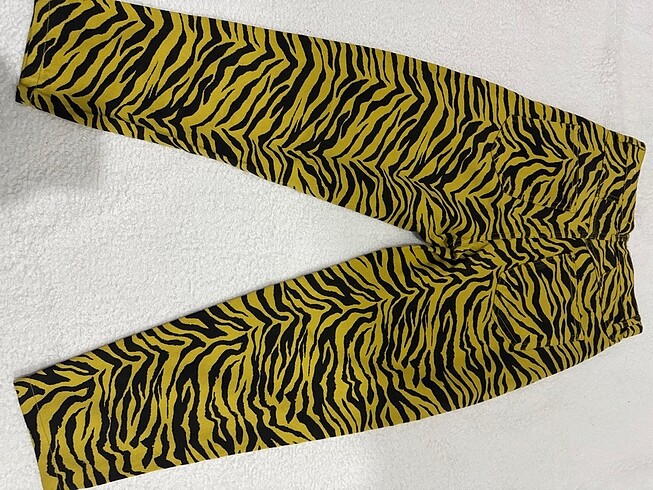 34 Beden çeşitli Renk Mom jean zebra desen