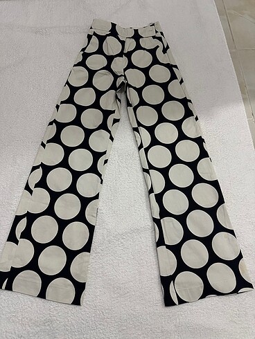Zara siyah beyaz Pantalon