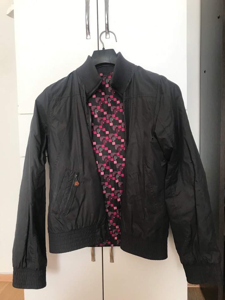 Defacto Gri Çift Taraflı Kadın Yağmurluk Ceket - Görsel 2