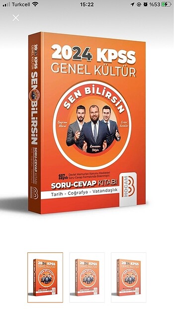 BENİM HOCAM YAYINLARI KPSS 2024 SEN BİLİRSİN SORU CEVAP KİTABI
