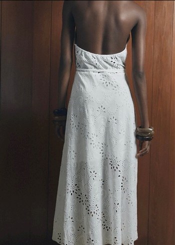 Zara beyaz elbise - Görsel 4