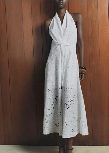 Zara beyaz elbise - Görsel 3
