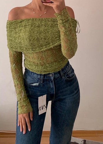 Zara dantel üst - Görsel 2
