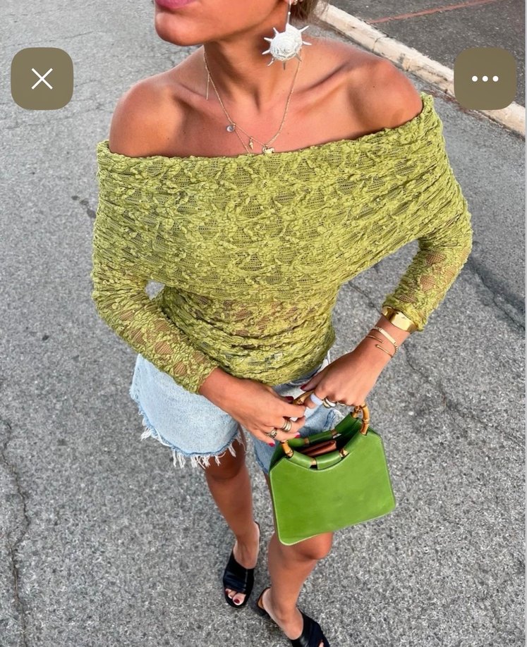 Zara dantel üst - Görsel 3