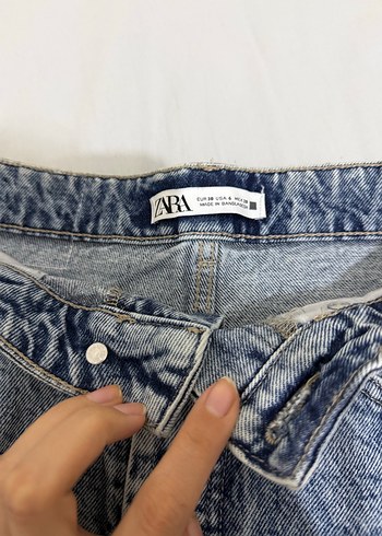 Zara kot şort - Görsel 2