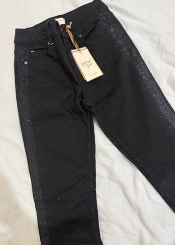 Siyah Parlak Baskılı Ted baker jean - Görsel 2