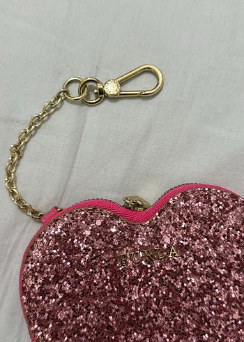 Furla Pembe Parlak Kalp Cüzdan - Görsel 6
