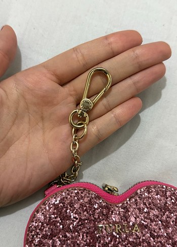 Furla Pembe Parlak Kalp Cüzdan - Görsel 7