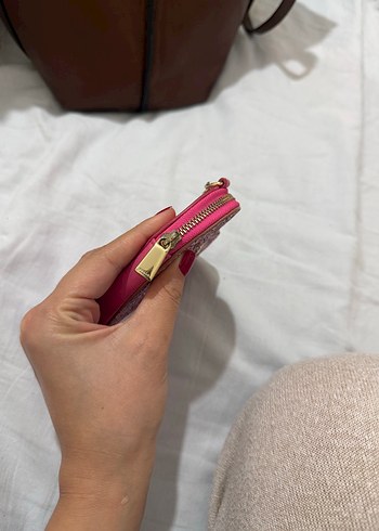 Furla Pembe Parlak Kalp Cüzdan - Görsel 13