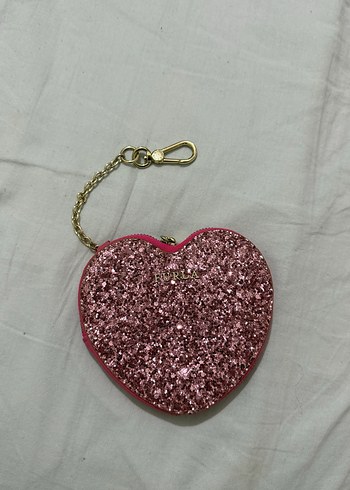 Furla Pembe Parlak Kalp Cüzdan - Görsel 4