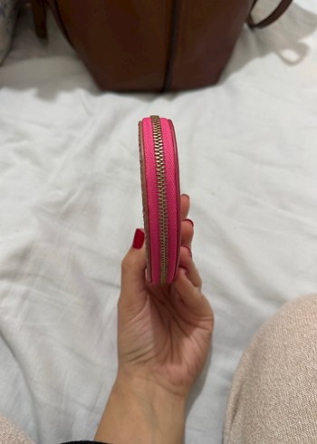 Furla Pembe Parlak Kalp Cüzdan - Görsel 12