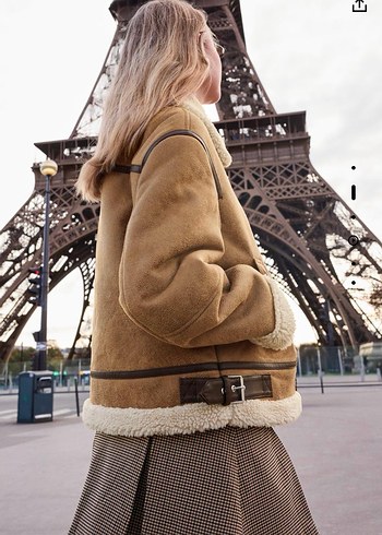 BERSHKA biker ceket - Görsel 2