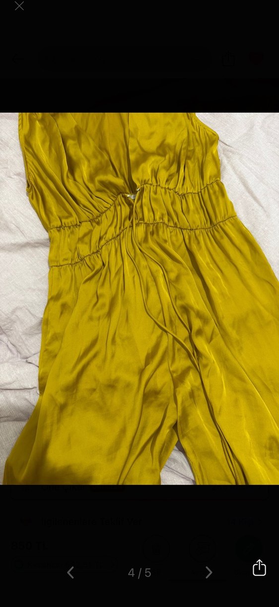 Zara saten tulum - Görsel 4