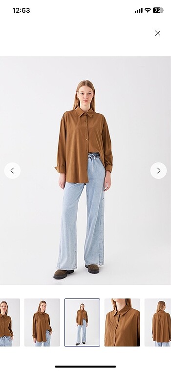 l Beden Oversize Gömlek