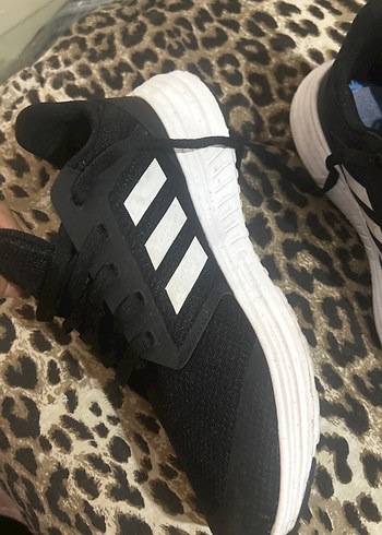 Adidas Adidas Siyah Beyaz Bağcıklı Spor Ayakkabı