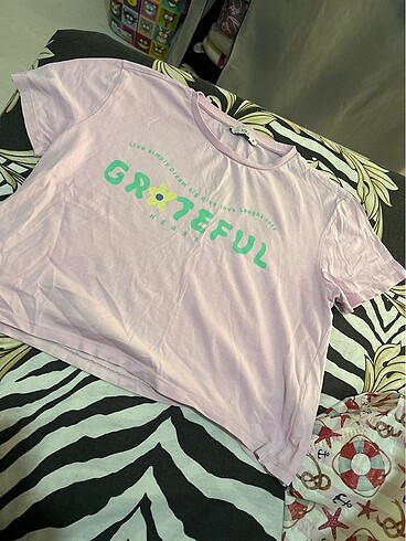 Krop Crop üst tişört