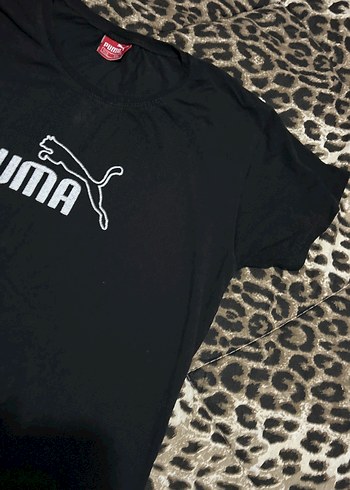 Puma Siyah Kısa Kollu Baskılı Tişört - Görsel 4