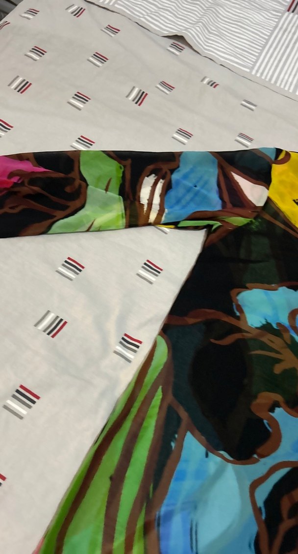 Kadın Çok Renkli Baskılı Uzun Pareo - Görsel 3