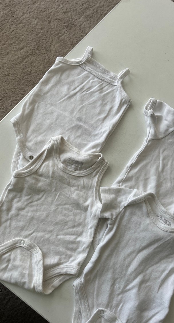 Bebek Erkek Kısa Kollu Beyaz Body - Görsel 3