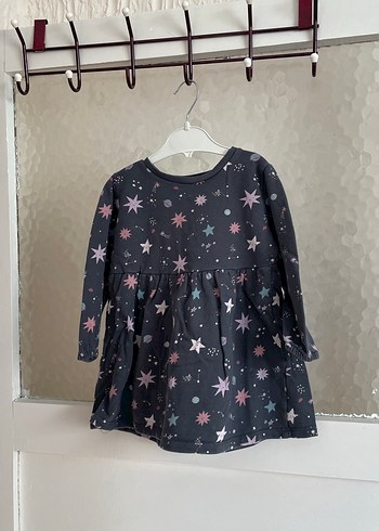 Çocuklar İçin Desenli kışlık elbiseler 3/4 yaş - Görsel 3