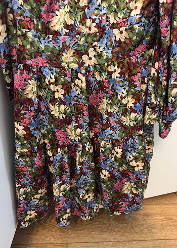 Çiçek Desenli zara  Elbise - Görsel 7