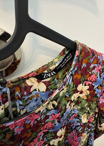 Çiçek Desenli zara  Elbise - Görsel 5