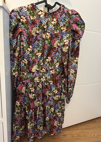 Çiçek Desenli zara  Elbise - Görsel 6