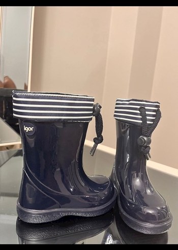 Igor parlak Lacivert Bot 22 no - Görsel 2