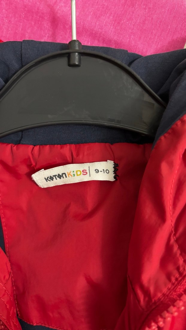 Kırmızı Fermuarlı Erkek Çocuk Yağmurluk - Görsel 4