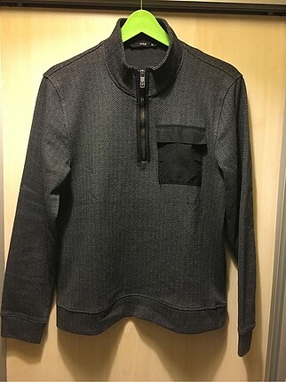 Erkek Fermuarlı Sweatshirt