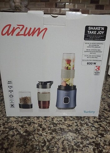 ARZUM SHAKE'N 600W KİŞİSEL BLENDER 