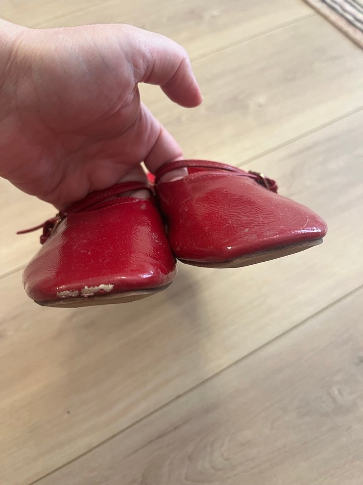 Zara kız çocuk rugan babet - Görsel 5