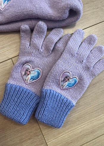 H&M kız çocuk eldiven bere takım - Görsel 3