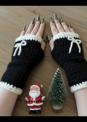 Örgü Kadın Eldivenleri - Görsel 5