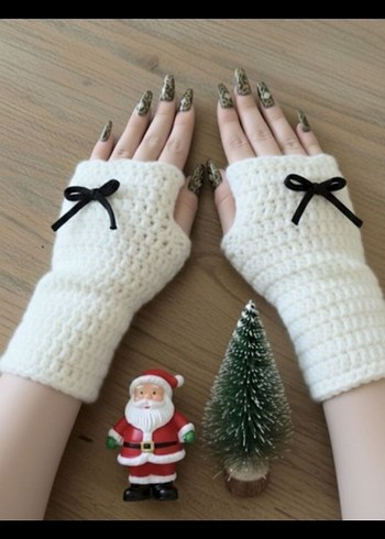 Örgü Kadın Eldivenleri - Görsel 6