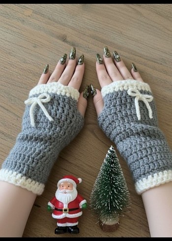 Örgü Kadın Eldivenleri - Görsel 2