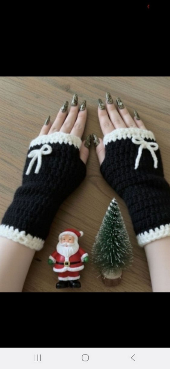 Örgü Kadın Eldivenleri - Görsel 5